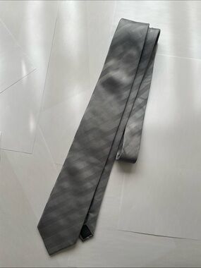 Mexx Gray Subtle Diagonal Stripe Men's Tie
